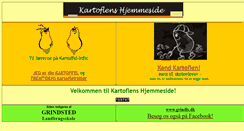 Desktop Screenshot of kartoffelinfo.dk